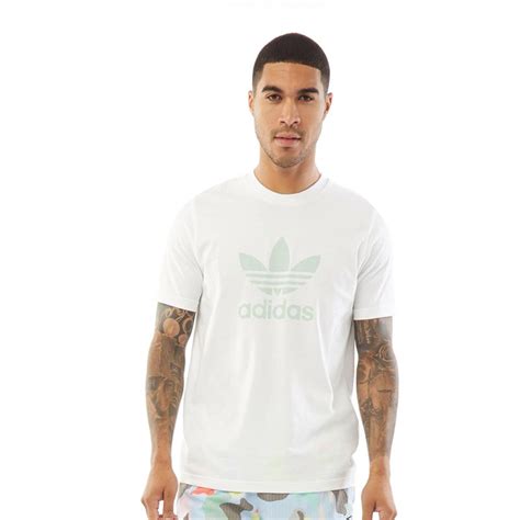 adidas originals herren trefoil t shirt weiß|adidas trefoil essentials t shirt.